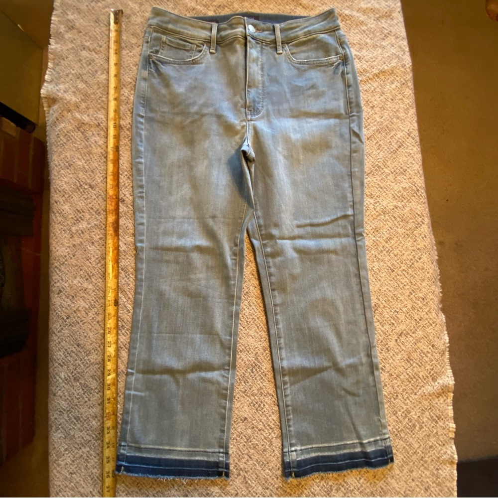 NYDJ Marilyn Straight Jeans size 12 31 petite 12p 31p